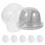 20Pcs Plastic Hat Stand With Clear Dome Cap Holders For Wigs 57Cm 1