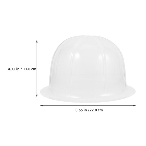 20Pcs Plastic Hat Stand With Clear Dome Cap Holders For Wigs 57Cm 1