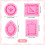 4pcs Reusable Silicones Cake Molds Embossing Frame Chocolate 3