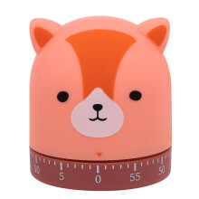 1Pc Cartoon Foxes Mechanical Timer For Cooking And Household Use