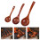 Japanese Style Solid Wood Soup Ladles With Curving Handle-XL 3