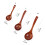 Japanese Style Solid Wood Soup Ladles With Curving Handle-XL 4