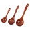 Japanese Style Solid Wood Soup Ladles With Curving Handle-XL 2