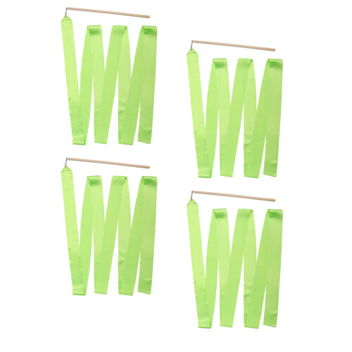 4pcs Gymnastics Ribbons for Dancing Performance