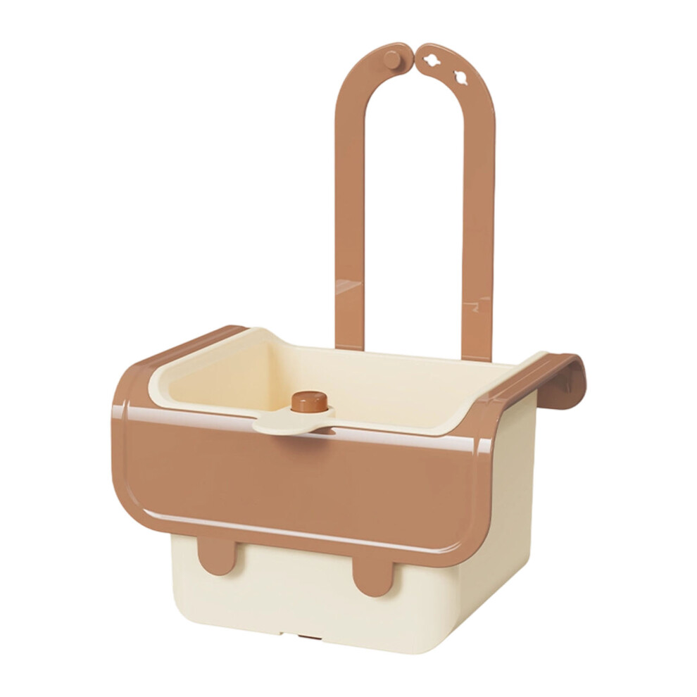 Faucet Mounted Strainer Basket Space Saving Kitchen-Khaki 7754000918126