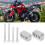 Motorrad Lenker Riser Mount Aluminium Legierung 12