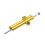 Universal 258mm Motorcycle Steering Damper Gold Adjustable Stabilizer Durability Aluminum 1