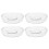 Pitcher Afdichtingen Wit PVC 4 Stuks Tegen Lekkage 10