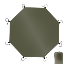 Tent Ground Mat Waterproof Octagonal 3.8 By 3.8 M Camping Blanket For Camping Picnics Hiking Park