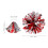 4 pompons pour cheerleaders, accessoires main pour équipe d'animation 8