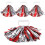 4 pompons pour cheerleaders, accessoires main pour équipe d'animation 2