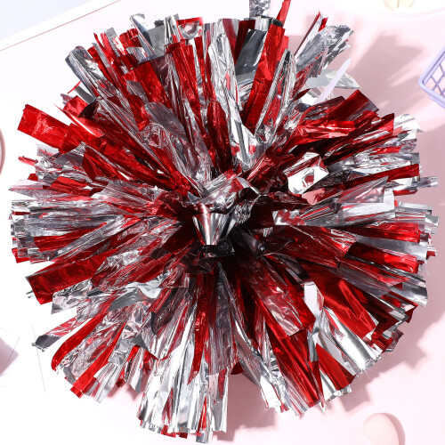 4 pompons pour cheerleaders, accessoires main pour équipe d'animation 2