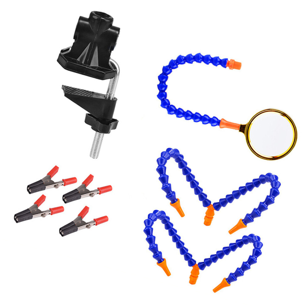 5 Arms Flexible Soldering Helping Hand Vise Table Clamp With-A 7696000968933