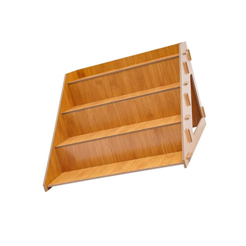 Modern 4 Level Kitchen Storage Unit Space Saving Wooden Dessert
