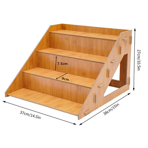 Modern 4 Level Kitchen Storage Unit Space Saving Wooden Dessert 2