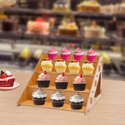 Modern 4 Level Kitchen Storage Unit Space Saving Wooden Dessert 1