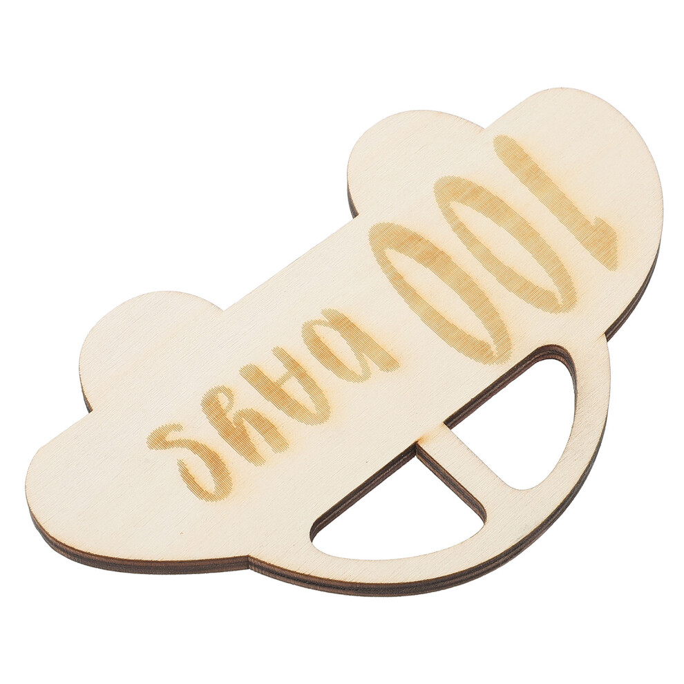 Decorative Wooden Milestone Card Marker For Household Use Ohphcall
