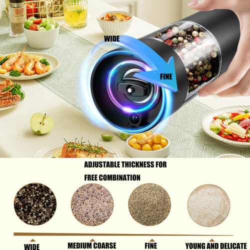 Portable Electric Pepper Mill With Rechargeable-Single pack 1