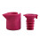 No Leakage Silicone Wine Stopper Multicolored Secure-Rose Red 1