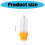 Industrial Plastic Condiment Bottle Nozzle 3.50L Space-White 3