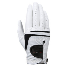 Golf gloves leather glove Left right Hand 1 piece with golf ball (Size 27XXLarge Right Hand)
