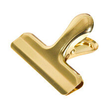 Metalen papierklemmen RVS Bull Clip Compacte scharnierclips-Goud