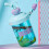 Portable Mixing Cup With Integrated Stirrer Spill-White pink 5