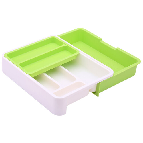 1 Set Besteck Sortierbox, Wiederverw. Geschirrkassette, Kunststoff 1