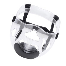 Transparent Removable Taekwondo Protective Equipment, Face Protection, Headgear, Thickening,