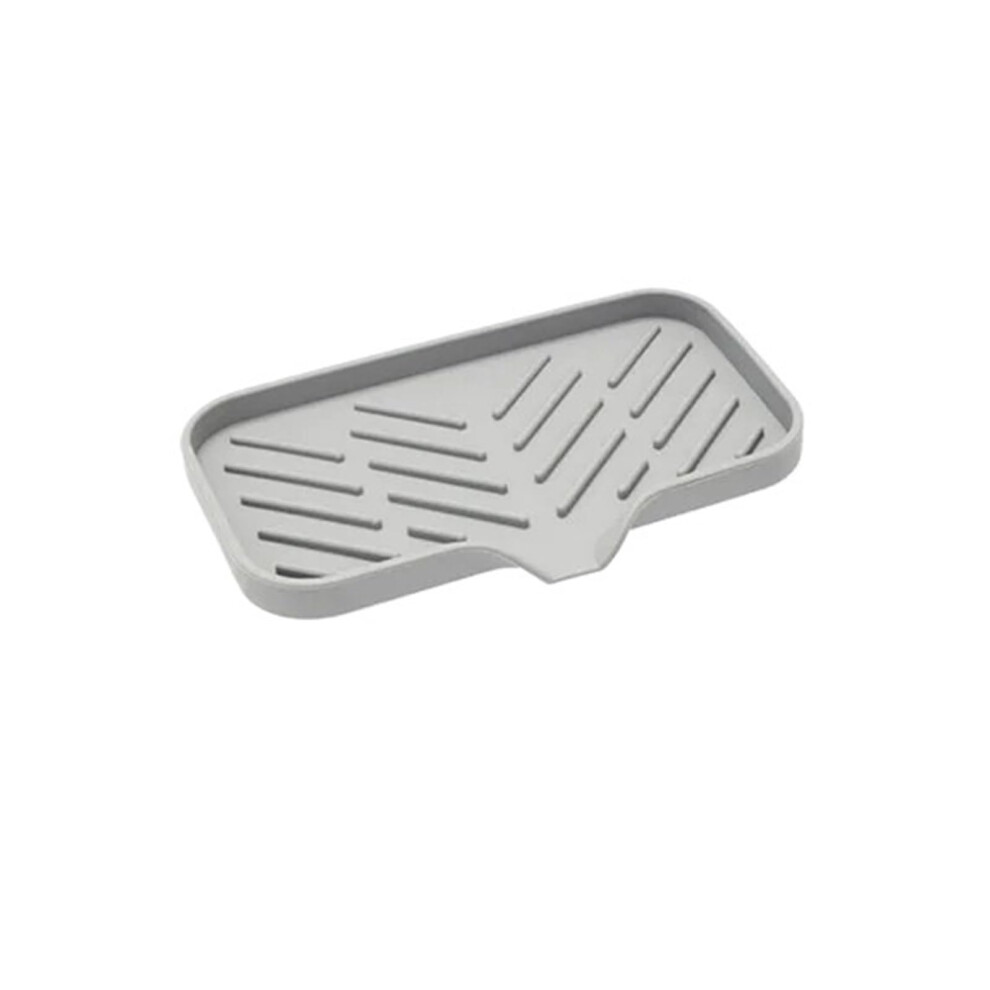 Sink Silicone Tray With Drain Size L For Soap And Sponge Storage On Countertop And Sink Scrubber Brush Holder 9001264149864