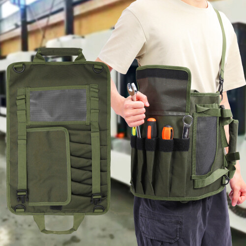Industrial Strength Roll Up Electrician Tool Bag Waterproof 2