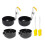 Foldable Breakfast Eggs Poacher Nonstick Coating Heat Resistant 1