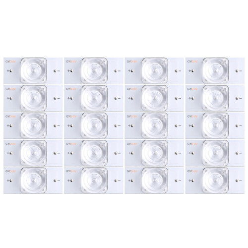 20/10pcs LED Lamp Kralen Efficiënte Backlight-Concaaf 3V 20