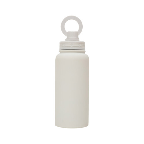 Thermal Coffee Drinkware With Magnetic Phone Mount-Ivory white