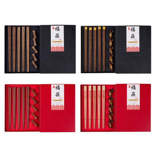 Sustainable Wooden Chopsticks Holder Combo Natural Wood-C 1