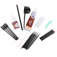 1 Set Augenbrauenseife Mit Bürste Und Gel Dunkelbraun Langanhaltend