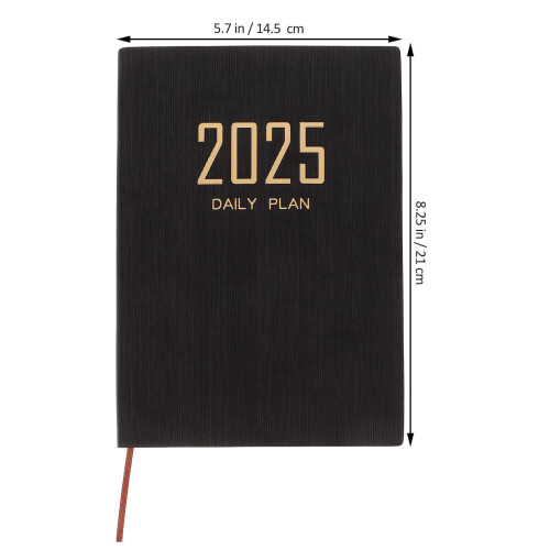 Daily Planner Notebook 2025 Weekly Monthly Agenda A5 1