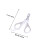1Dog Nail Cutter White Elastic Spring Sharp Stainless Steel Clipper 3