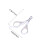1Dog Nail Cutter White Elastic Spring Sharp Stainless Steel Clipper 2