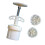 Food Grades Pastry Press Molds With 2 Interchangeable-50g 1