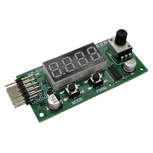 Servocontroller op afstand met realtime weergave Elektronische