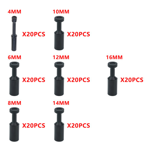 Leakproof Pneumatic Air Hose Line Plug Blocking Cover High-4mm 1