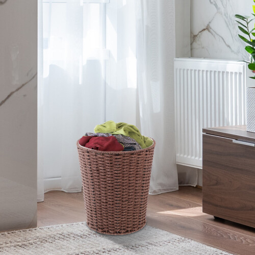 woven laundry basket for bedroom bathroom storage 1
