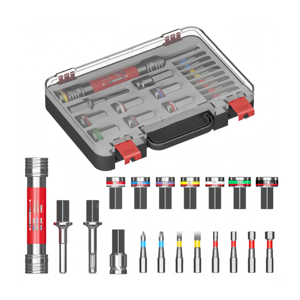Socket Set,Impact Wrench Set, Ratchet Wrenches Set With Storage 7696000965277