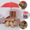 Set Eekhoorn Picknicktafel Met En Voerdispenser 11