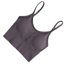 1 Draadloze Gewikkelde Buste Yoga Strap Ademend Paars
