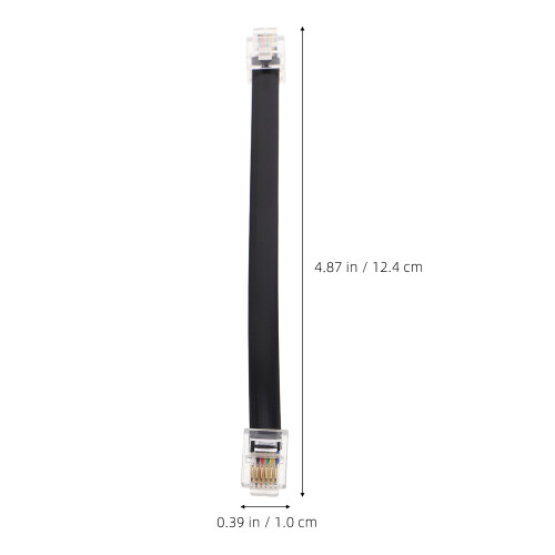 2 6- Vlakke Telefoonkabel Mannelijk Mannelijk 1