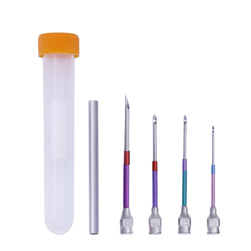4Pcs Punch Needle Handle Set With Bottle For Home Stitchwork