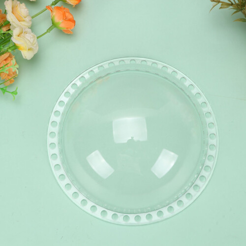 1 Stuk Acryl Voedselafdekking Rond Transparant 2