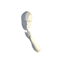 3D Papieren Model Hoogwaardig 1 Set 21,7x10,6x6,7 Inch